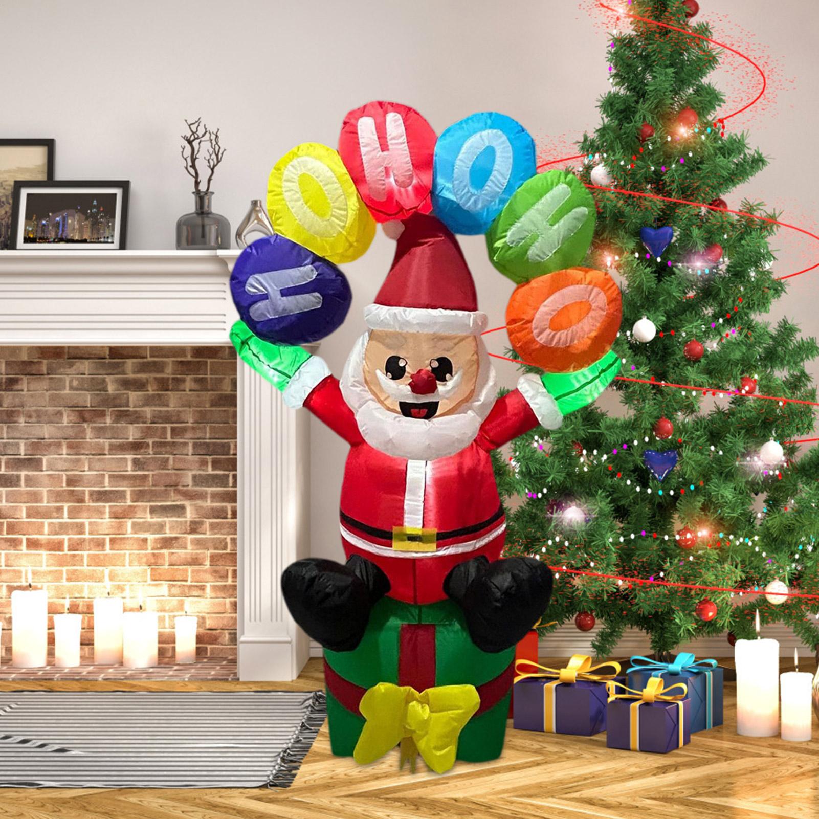 Blow Up Santa Inflatable Decor - đánh giá và giá Christmas Lights Outdoor