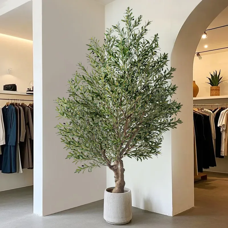 TikTok big artificial olive tr - đánh giá và giá Christmas Tree Artificial