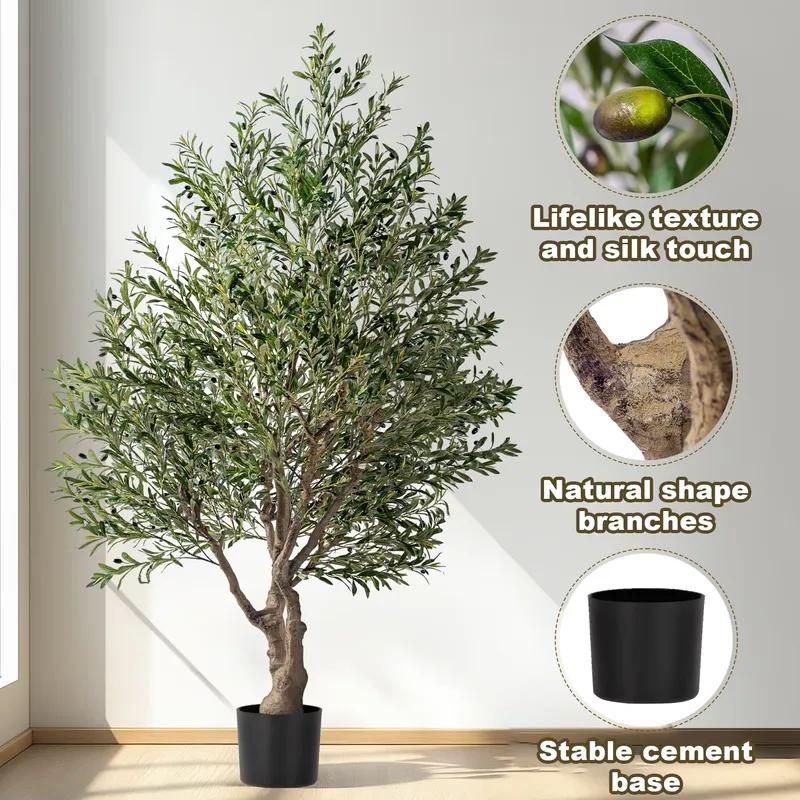 TikTok big artificial olive tr - đánh giá và giá Christmas Tree Artificial