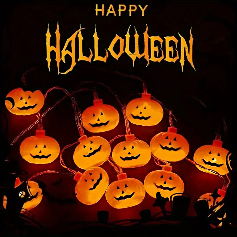 Halloween Pumpkin String Light - đánh giá và giá Led Fairy String Lights
