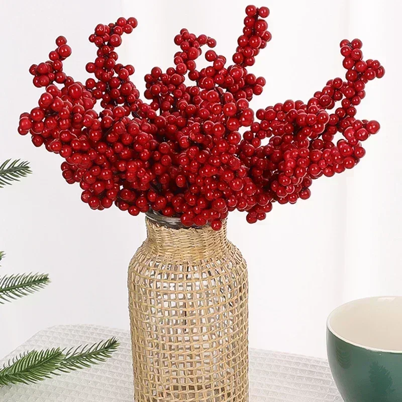 Christmas Artificial Red Berri - đánh giá và giá Christmas Wreath Fake