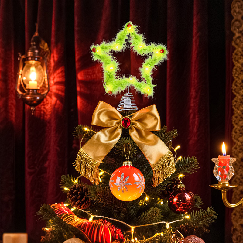 Plush Five-pointed Star Twisty - đánh giá và giá Star Tree Topper