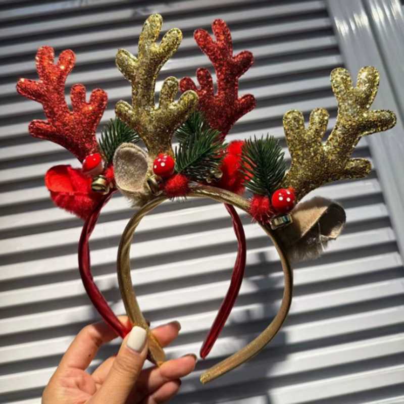 Christmas Glitter Deer Antlers - đánh giá và giá Reindeer Antlers Headband