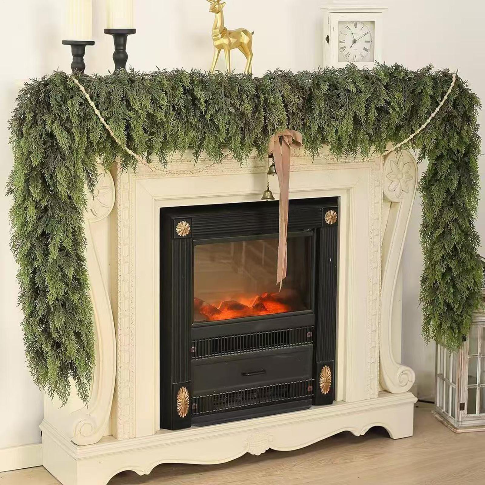 Christmas Garlands Artificial  - đánh giá và giá Christmas Wreath Fake
