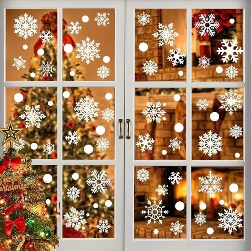 1Set Snowflake Window Stickers - đánh giá và giá Snowflake Window Decal