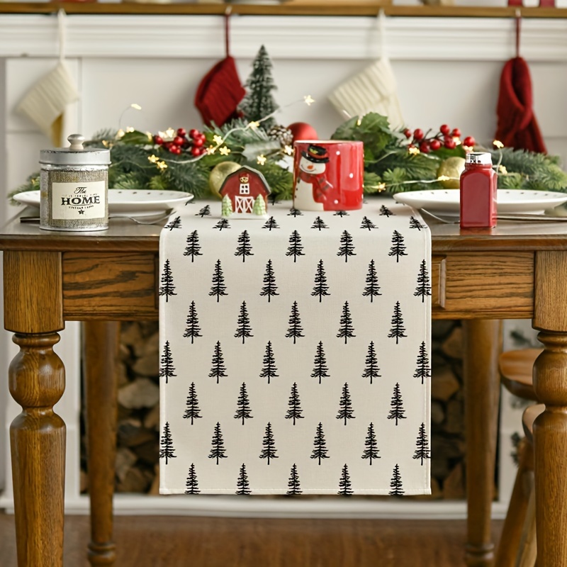 Simple Christmas Tree Table Ru - đánh giá và giá Christmas Table Runner