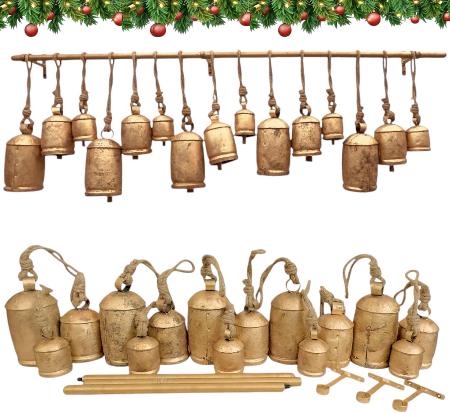 RW Rustic Giant Christmas Bell - đánh giá và giá Christmas Stocking Hanging