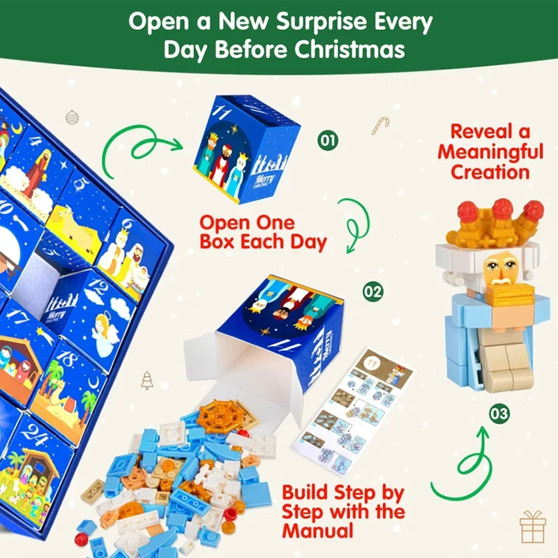 DIY Christmas Advent Calendar  - đánh giá và giá Advent Calendar Gift