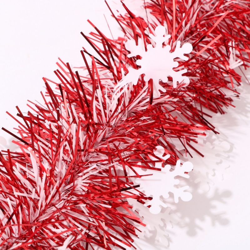 1pc Christmas Tinsel Snowflake - đánh giá và giá Tinsel Garland Decoration