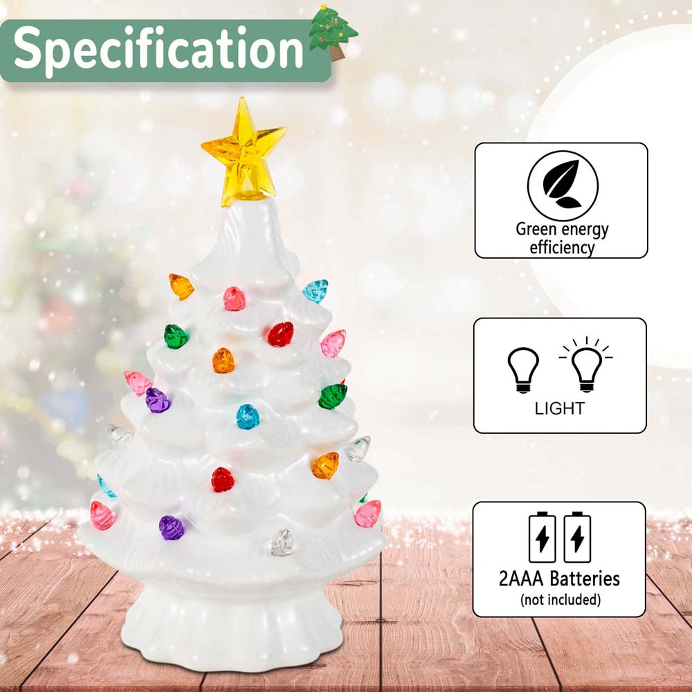 7 Inch Ceramic Christmas Villa - đánh giá và giá Star Tree Topper
