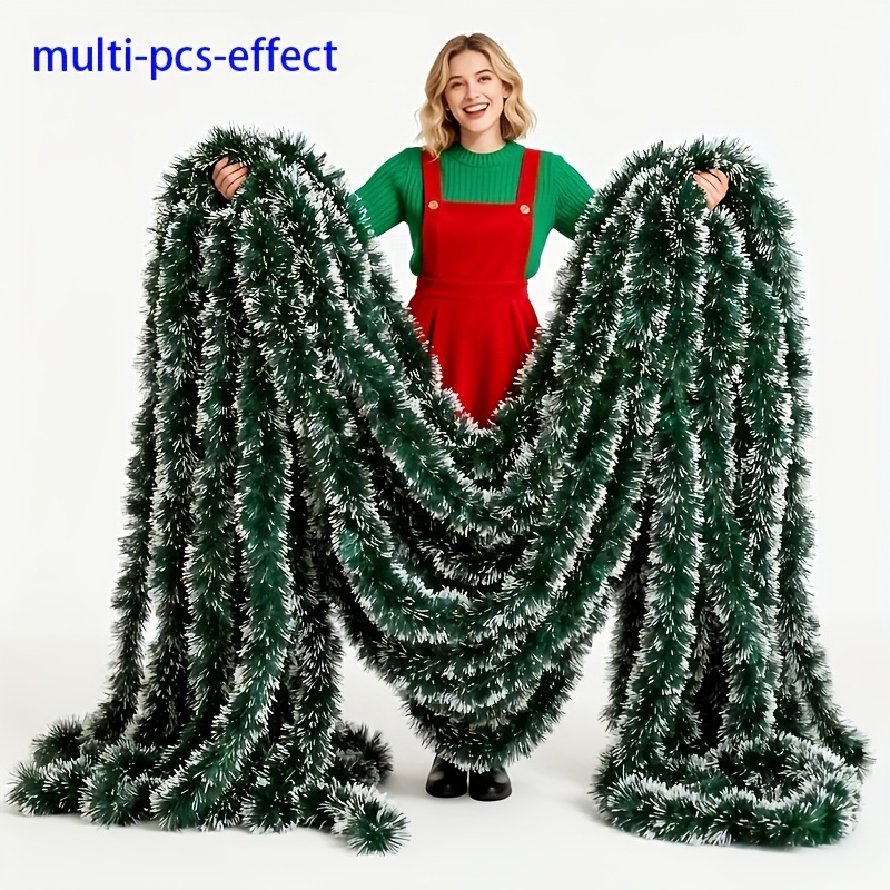 6/14M Christmas Tinsel Garland - đánh giá và giá Tinsel Garland Decoration