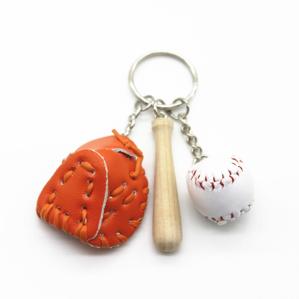 2CM Baseball Keychain 3Pcs Set - đánh giá và giá Ornament Ball Set