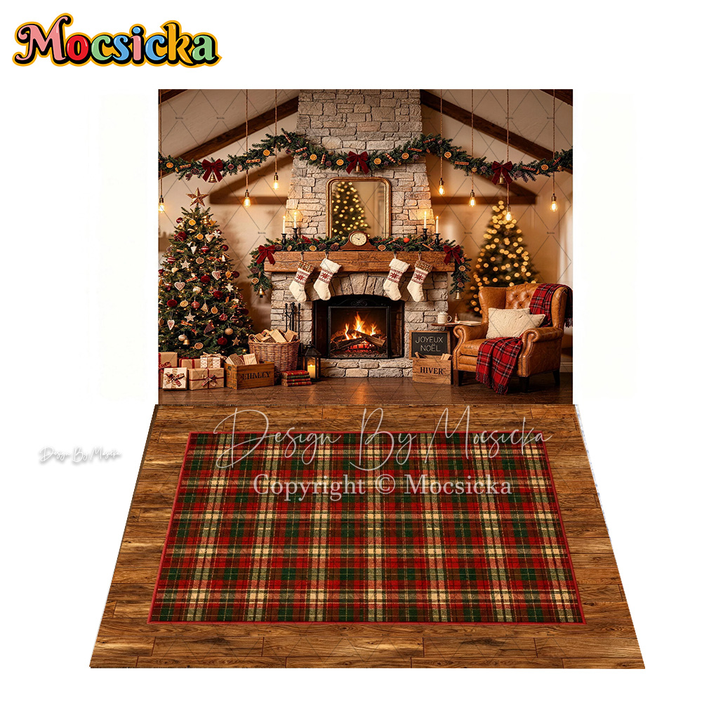 Mocsicka Retro Cabin Christmas - đánh giá và giá Christmas Throw Blanket