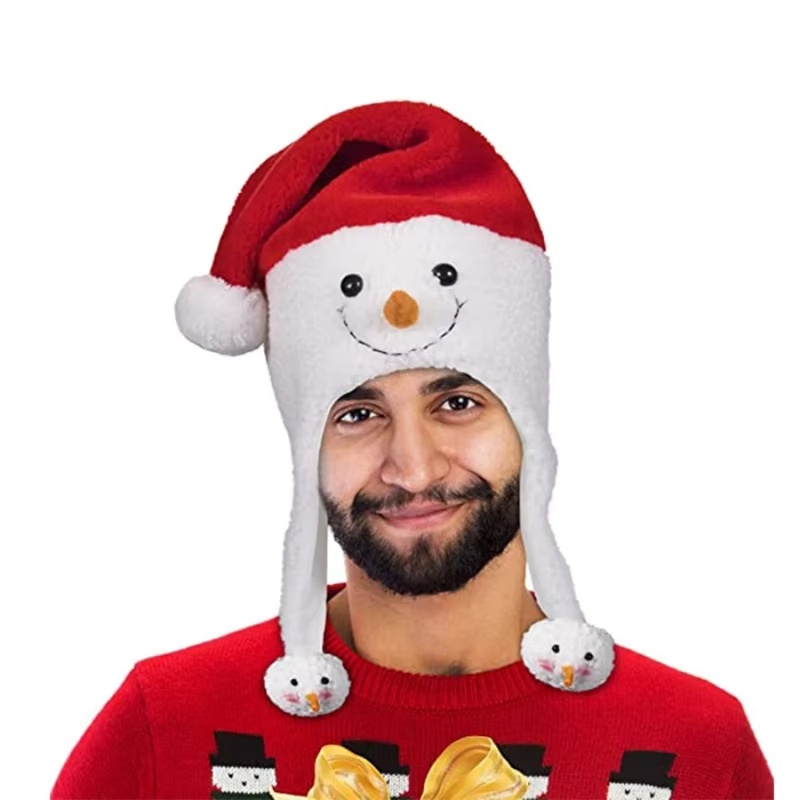1pc Christmas Snowman Hat Plus - đánh giá và giá Santa Hat Plush