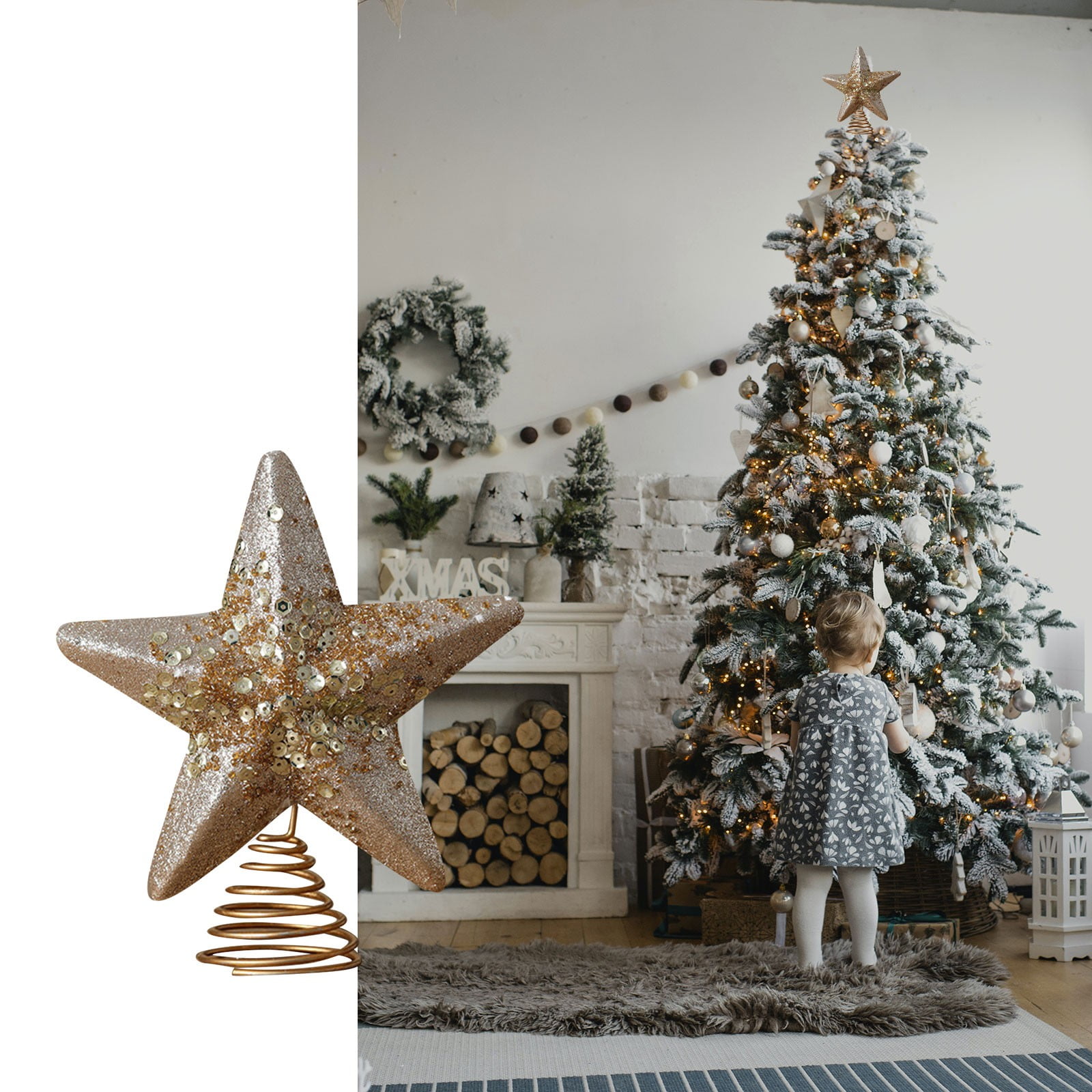 Christmas Tree Top Star Decora - đánh giá và giá Star Tree Topper