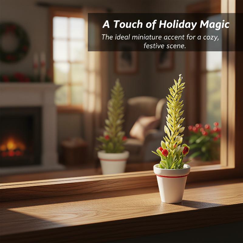 Mini Christmas Potted Tree Mod - đánh giá và giá Christmas Tree Artificial