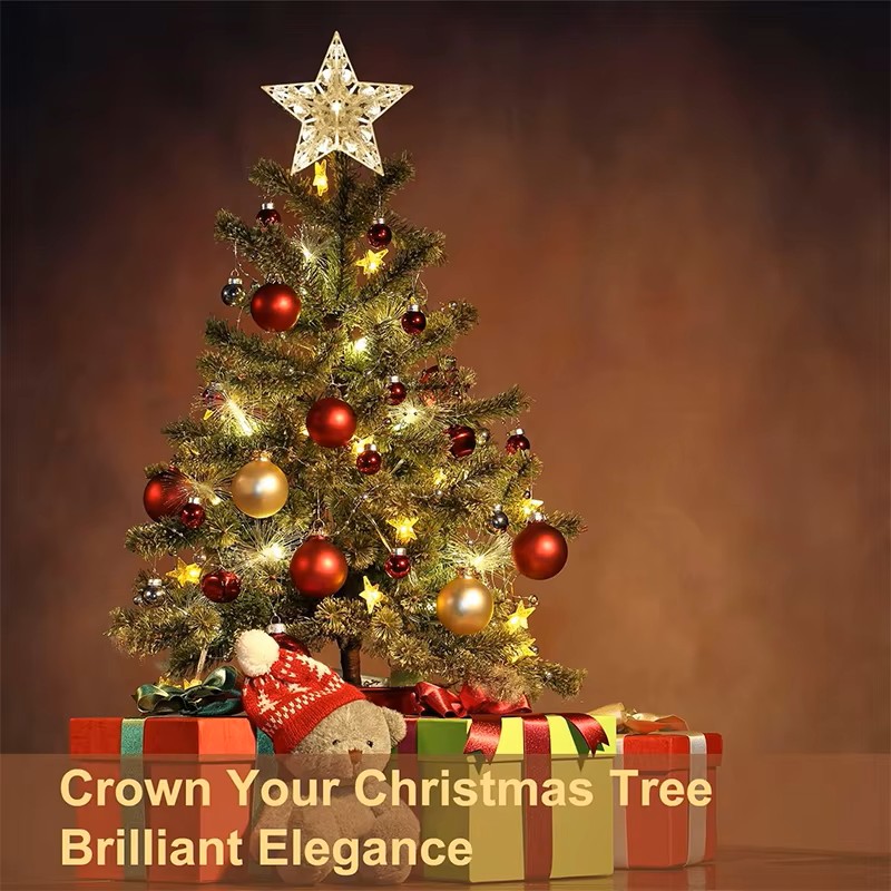 15cm Christmas Glowing Tree To - đánh giá và giá Star Tree Topper