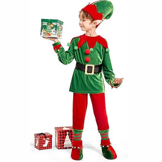 Christmas Elf Costume Set Gree - đánh giá và giá Elf Costume Christmas