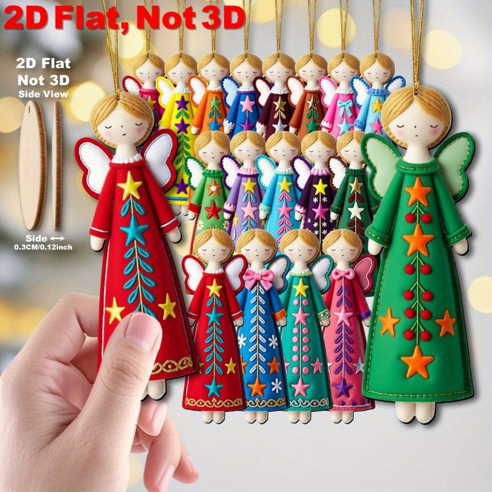 16Pcs Colorful Angel Ornaments - đánh giá và giá Star Tree Topper