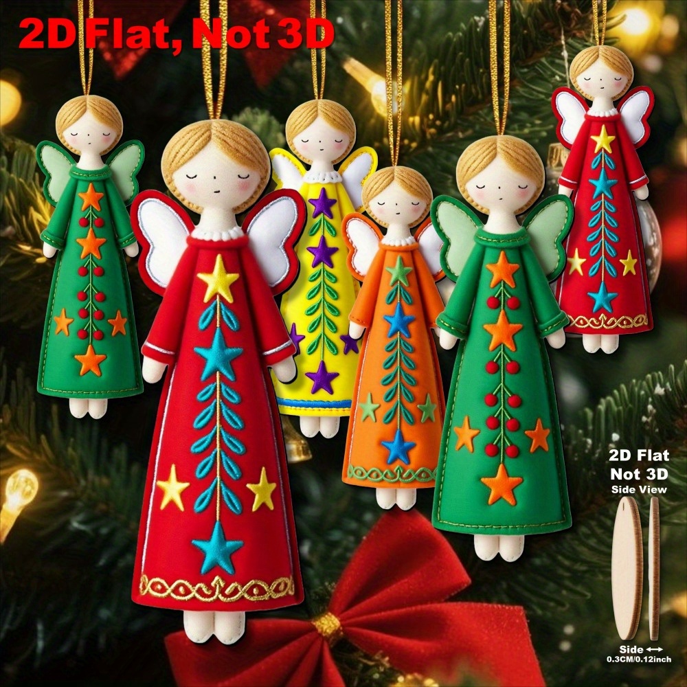16Pcs Colorful Angel Ornaments - đánh giá và giá Star Tree Topper