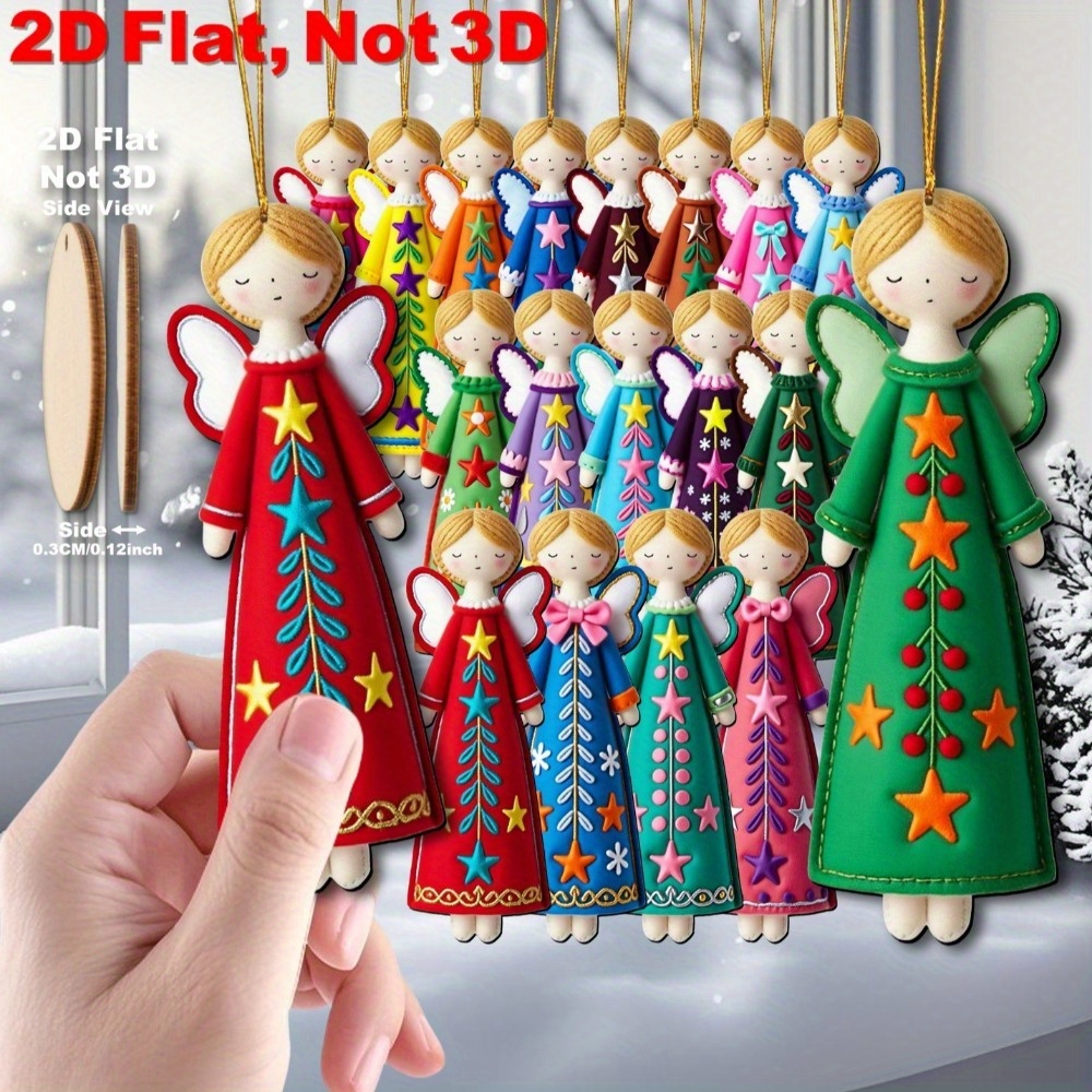 16Pcs Colorful Angel Ornaments - đánh giá và giá Star Tree Topper
